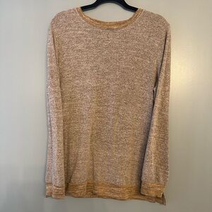 Cozy Tan Long Sleeve Sweater